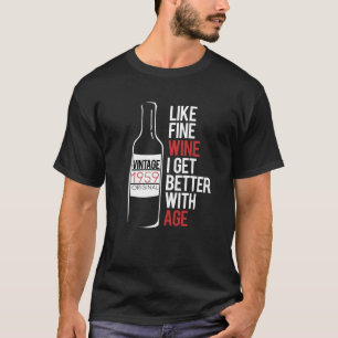 T-shirt Comme un bon vin je m'améliore en vieillissant 195