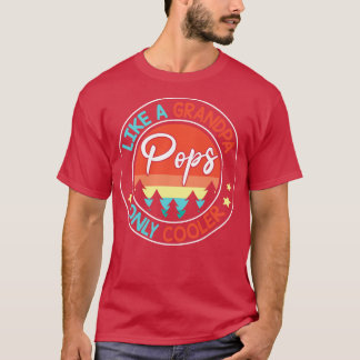 T-shirt Comme Un Grand-Père Seul Glacière Heureux Moi Vous
