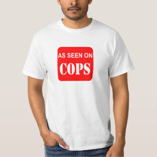 T-SHIRT COMME VU SUR DES CANNETTES DE FIL