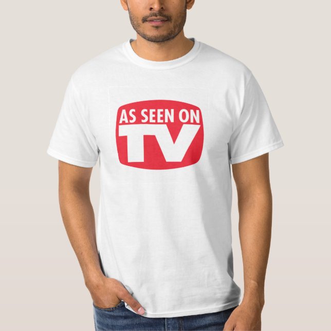 T-shirt Comme vu sur la chemise drôle de TV (Devant)