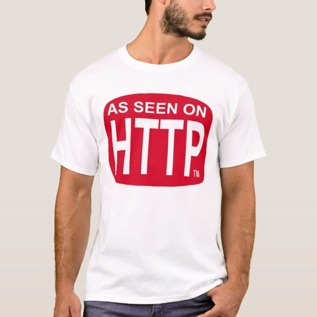 T-shirt Comme vu sur le HTTP (Devant)