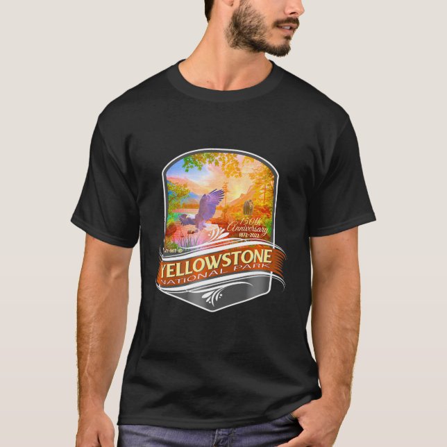 T-shirt Commème Du 150E Anniversaire Du Parc National De Y (Devant)