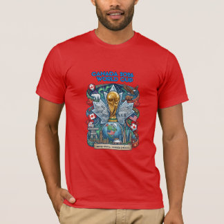 T-Shirt commémoratif Canada Soccer Coupe du Monde 