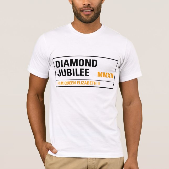 T-shirt commémoratif de jubilé de diamant (Devant)