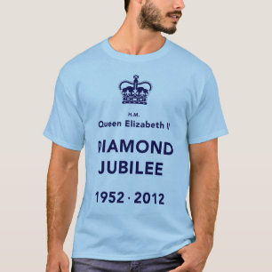 T-shirt commémoratif de jubilé de diamant [calme]