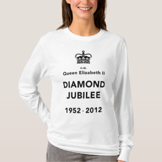 T-shirt commémoratif de jubilé de diamant [calme]