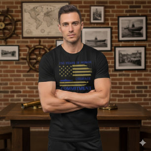 T-shirt commémoratif du 250e anniversaire du sous-