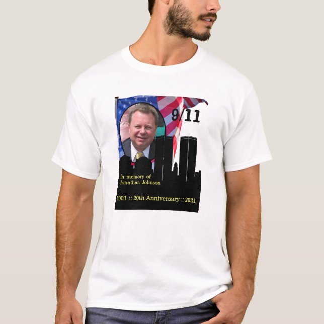 T-shirt commémoratif du 911e anniversaire personna (Devant)