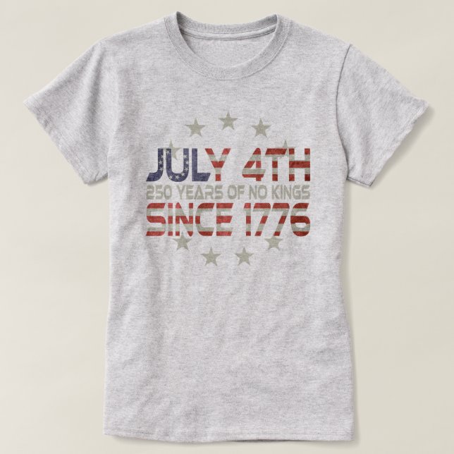 T-shirt Commémorez Nos Nations 250 Juillet 4 (Design devant)