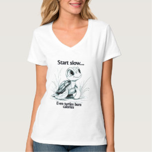 T-shirt Commencez petit...Encouragement