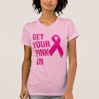 T-shirt Commencez votre rose - Ruban de sensibilisation au