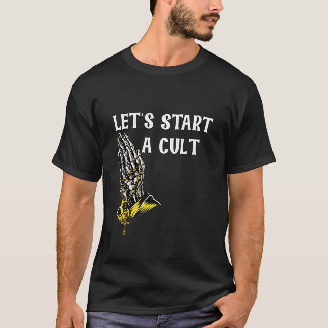 T-shirt Commençons par une sorcellerie d'Halloween culte (Devant)
