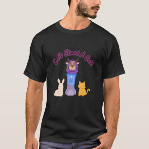 T-shirt Commençons un sarcasme culte