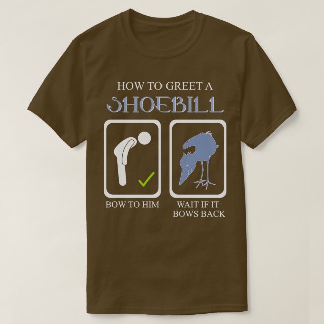 T-shirt Comment accueillir la cigogne de chaussures Art Af (Design devant)