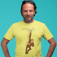 Comment ça va accrocher le mignon singe graphique