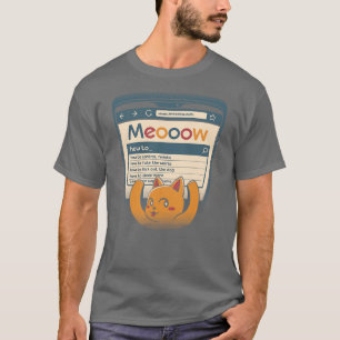 T-shirt Comment diriger le monde Chat à l'aide d'un ordina