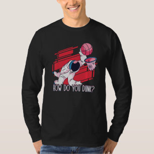 T-shirt Comment Dunk Astronaut Athlete Dunk Basketball