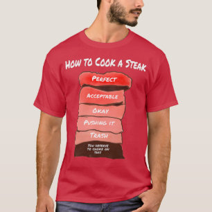 T-shirt Comment faire cuire un steak