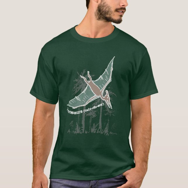 T-shirt Comment faites-vous pour dire Pterosaurs (Devant)