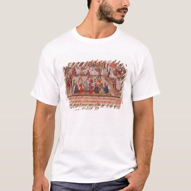 T-shirt Comment le Roi noble Alexandre a été empoisonné (Devant)
