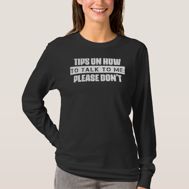 T-shirt Comment me parler S'il vous plaît ne citez pas sar (Devant)