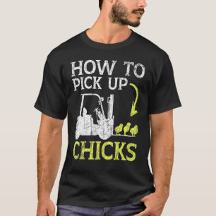 T-shirt Comment Ramasser Des Poussins Drôles Petits Poulet