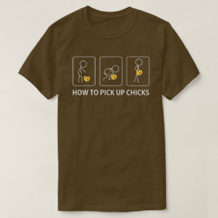 T-shirt comment ramasser les poussins