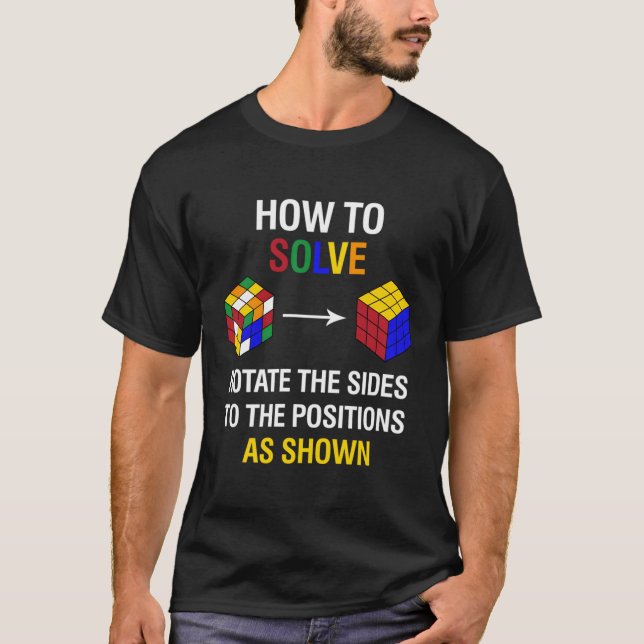 T-shirt Comment résoudre le problème de la vitesse de rota (Devant)