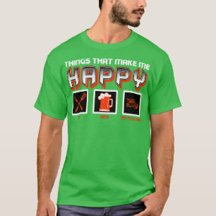 T-shirt Comment Truck Things Qui Me Rendent Heureux BBQ Bi