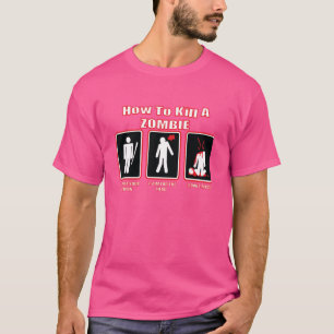 T-shirt Comment Tuer Un Guide Zombie Halloween Humour Zomb