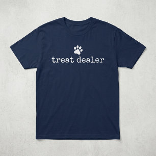 T-shirt Commerçant de friandises pour chien humour amusant