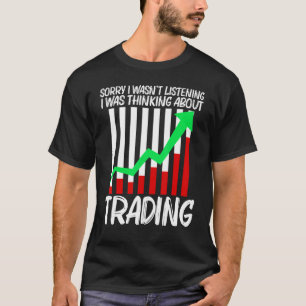 T-shirt Commerce cool Pour Hommes Femmes Stock Marché Tr
