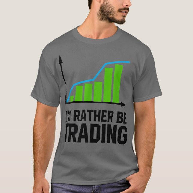 T-shirt Commerce stock Je Préférerais Échanger (Devant)