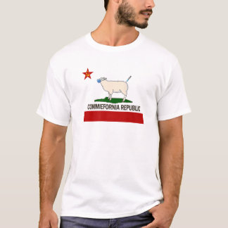 T-shirt Commiefornia Republic California State Flag Funny