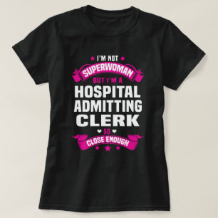 T-shirt Commis d'admission à l'hôpital