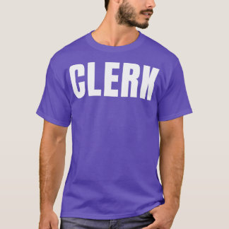 T-shirt Commis Funny Titre du travail Profession Anniversa