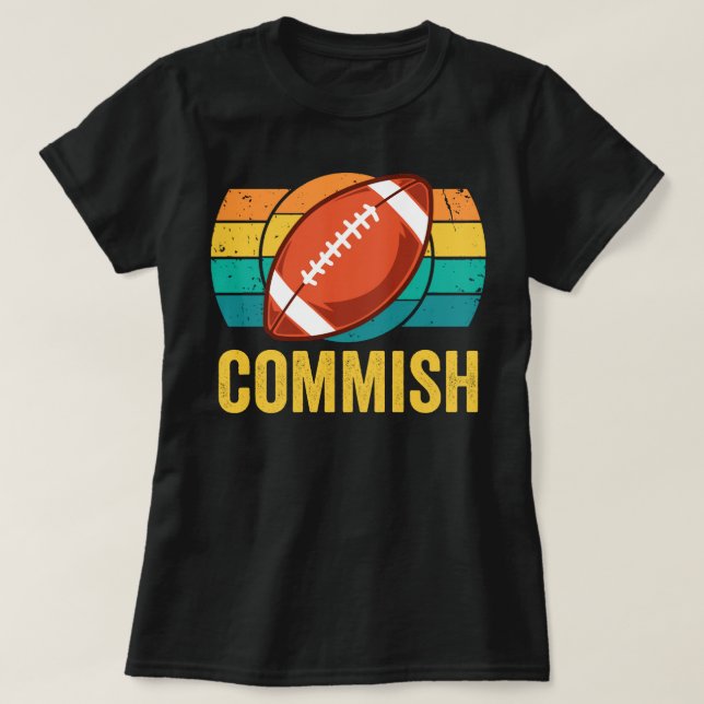 T-shirt Commissaire Imaginaire au football (Design devant)