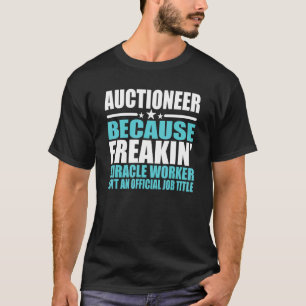 T-shirt Commissaire-priseur pour collègue
