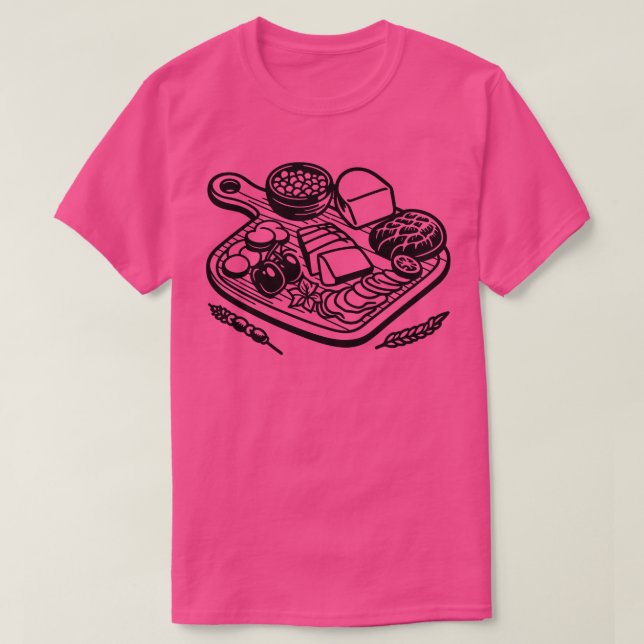 T-shirt Commission de la charcuterie (Design devant)