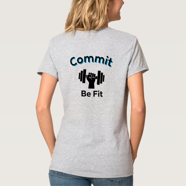 T-shirt Commit To Be Fit ASCENT (Dos)