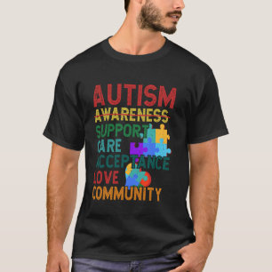 T-shirt Communauté d'amour d'acceptation de soins de souti