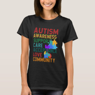 T-shirt Communauté d'amour d'acceptation de soins de souti