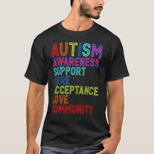 T-shirt Communauté de soutien, de soins, d'acceptation et