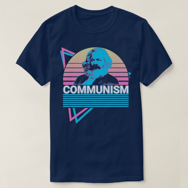 T-shirt Communisme Karl Marx Marxisme Socialisme communist (Design devant)