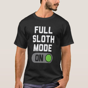 T-shirt Commutateur Mode Paresseux Complet