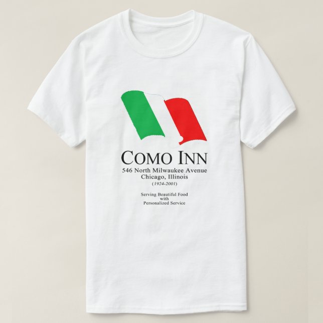 T-shirt Como Inn Italian Restaurant, Chicago, IL (Design devant)