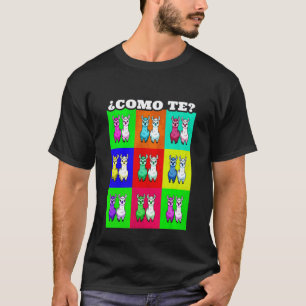 T-shirt Como te Llamas Professeur d'espagnol drôle Apprena