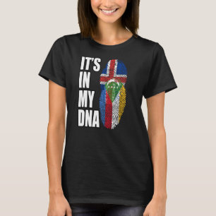 T-shirt Comoran Et Islandais Mélanger L'ADN Patrimoine Du