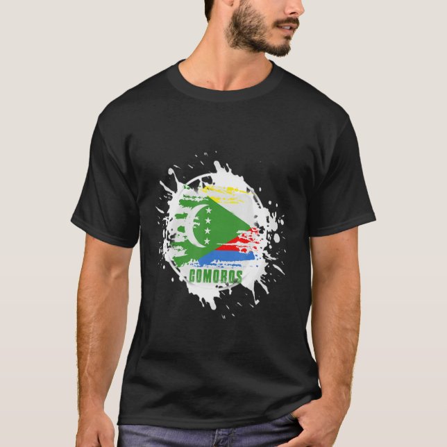 T-shirt Comoros Splash (Devant)