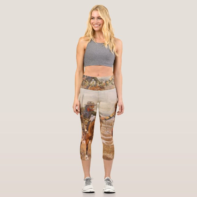 T-SHIRT-Compader Capri Leggings (Vorderseite)